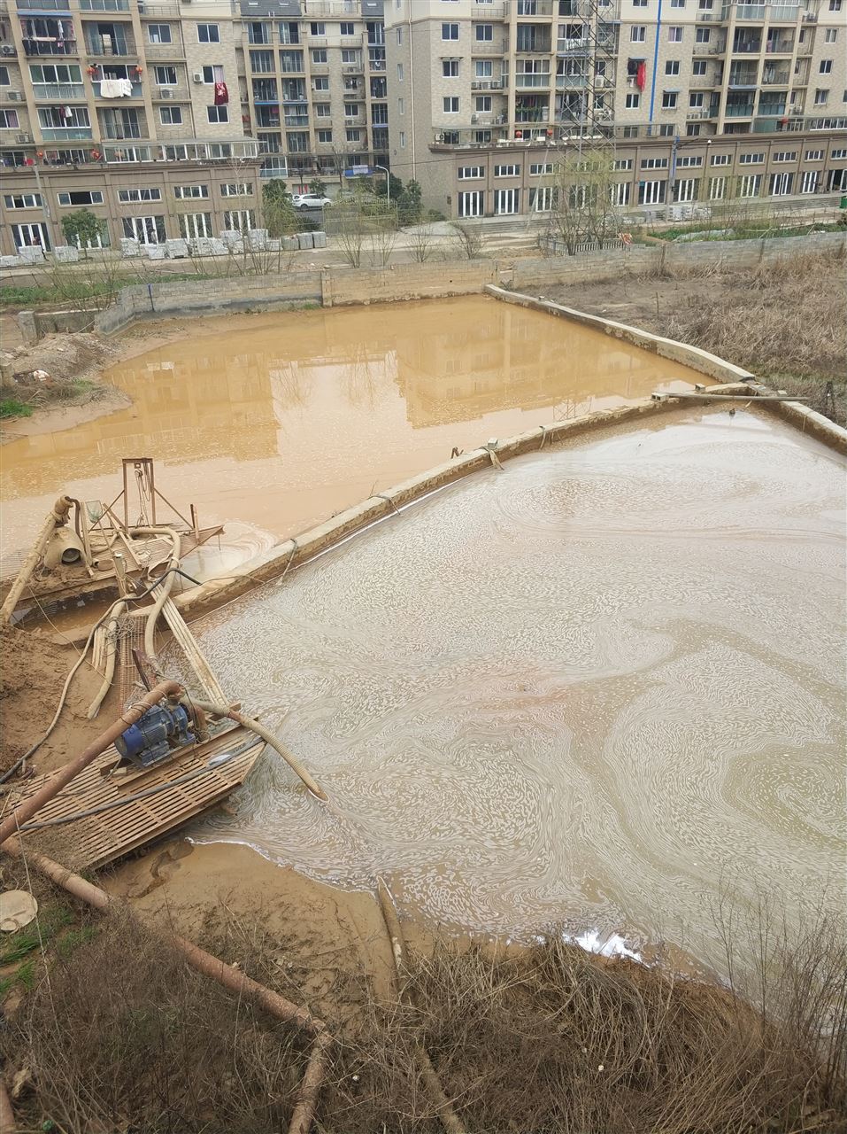 铁山港沉淀池淤泥清理-厂区废水池淤泥清淤